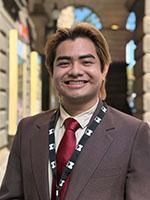 my melbourne student ambassador danish poses for camera