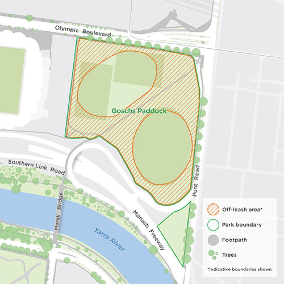 Off-lease map of Gosch's Paddock