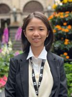 My Melbourne ambassador Connan Goh, standing in front of Melbourne Town Hall.