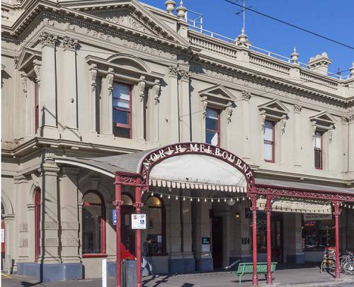 North Melbourne Library building entrance