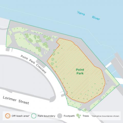 Off-lease map of Point Park