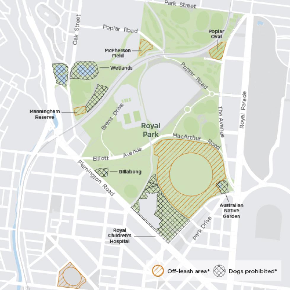 Off-lease map of Royal Park